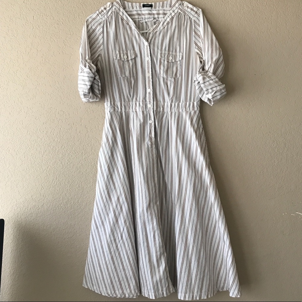 J.crew Henley full skirt dress